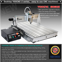 Machine de gravure CNC YOOCNC 8060Z 2200W pour le travail du PVC, de l'ABS, du PCB, du bois, de l'aluminium, graveur CNC, machine de gravure et de fraisage