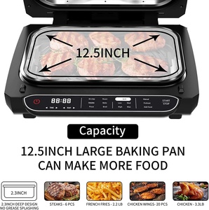 Máy Chiên Không Khí 8 Trong 1 Thiết Kế Mới + Nồi Hấp + Vỉ Nướng + Nồi Cơm Điện + Lò Vi Sóng + Máy Khử Nước Thực Phẩm + Máy Làm Sữa Chua + Tủ Khử Trùng - Product Image 4