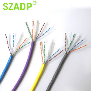 Excelente Cable de Red CAT6 <span class=keywords><strong>UTP</strong></span> 23AWG CCAG en Lugar de Cobre PVC para Interiores, Pasa Pruebas - Product Image 5