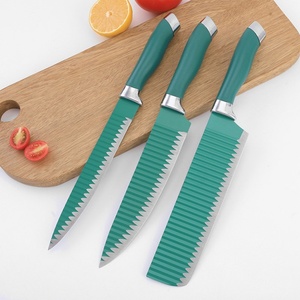Ensemble de couteaux de cuisine antiadhésifs de haute qualité OEM/ODM, 6 pièces, avec boîte cadeau - Product Image 3