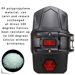 Kit de réflecteurs de garde-boue arrière détachable pour <span class=keywords><strong>moto</strong></span> TORST - Matériau polymère PP compatible avec <span class=keywords><strong>Kawasaki</strong></span> <span class=keywords><strong>Ninja</strong></span> 250/300 Monster 650/<span class=keywords><strong>1000</strong></span> - Product Image 2