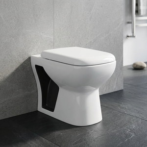 Armoire d'eau suspendue au mur en céramique de qualité A indienne de designer Rétro Noir EWC Toilettes sanitaires Style européen - Product Image 5