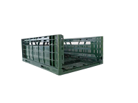 Caisse à fruits pliable en plastique de qualité alimentaire pour le transport sur le marché de gros, caisse pliable en plastique pour légumes