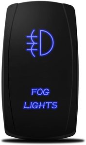 Interruptor Rocker LED de Painel SPST de 5 Pinos IP66 12V 20A para Caminhões Off-Road 4x4, ATV, UTV, Jeep - Product Image 5