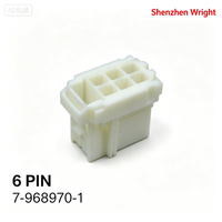 Boîtier de connecteur femelle TE 7-968970-1 6P 5mm de haute qualité pour faisceau de câblage automobile - Vente en gros