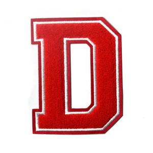 Toppe Ricamate Personalizzate di Grandi Dimensioni con Lettere in Ciniglia da Cucire o Applicare con Ferro da Stiro per Abbigliamento - Product Image 5