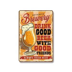 ملصقات معدنية مخصصة طباعة لافتات قصدير متنوعة بالجملة للبار والجدران والجراج ديكور ، علامات قصدير عتيقة - Product Image 2