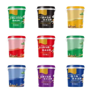 Hot Selling Plastic Bucket Food Grade 1L Clear Plastic Barrel With Handle And Lid Plastic Pail
