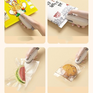 Mini-scelleuse portable chauffante pour sacs alimentaires, rechargeable, pour la maison, avec fonction de découpe et de scellage magnétique - Product Image 6