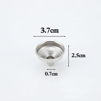 Mini entonnoir en acier inoxydable, verseur d'huile et de vin pour la cuisine, ustensile fonctionnel pour flacon à liqueur