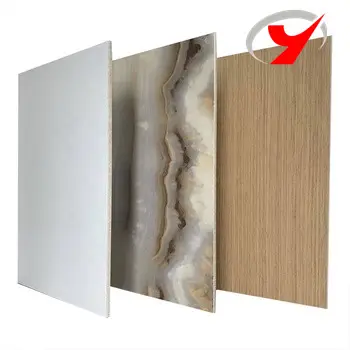 Decorative HPL Laminated fireproof mgo board widely for interior decoration/kitchen cabinet/wall