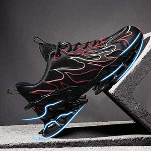 Sneakers Nere da Uomo, Scarpe Casual da <span class=keywords><strong>Tennis</strong></span>, Scarpe di Lusso con Piattaforma, Scarpe da Ginnastica Traspiranti alla Moda per Uomo - Product Image 6