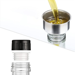 Bouteille de distributeur d'<span class=keywords><strong>huile</strong></span> d'<span class=keywords><strong>olive</strong></span> en verre transparent personnalisé de 17oz, <span class=keywords><strong>Carafe</strong></span> d'<span class=keywords><strong>huile</strong></span> d'<span class=keywords><strong>olive</strong></span> de 500ml Pour la cuisine avec buse de versement, boîte individuelle - Product Image 4