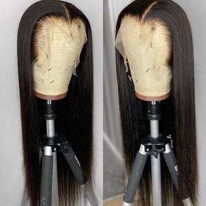 Perruque en dentelle frontale 13x6 cheveux humains HD, cheveux vierges, 30 32 34 36 38 40 50 pouces, dentelle transparente HD, perruque en cheveux humains, cuticule alignée naturellement - Product Image 2