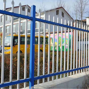 Clôture métallique moderne bon marché Panneaux de clôture en fer forgé à piquets galvanisés Garde-corps en métal pour clôture en acier - Product Image 4