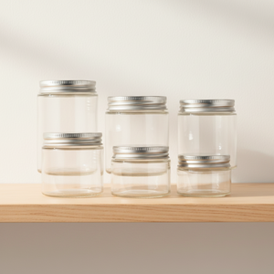 Mejor Precio, Frascos de Vidrio Ámbar Vacíos de 8oz/250ml con Tapas de Aluminio para Uso Doméstico y Navidad, Logotipo Personalizable - Product Image 4