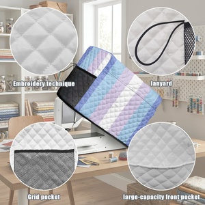 Housse de machine à coudre matelassée personnalisée à thème arc-en-ciel gay, protection anti-poussière pour équipement de couture domestique - Product Image 5