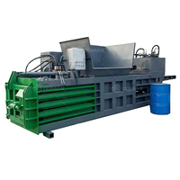 Compacteur horizontal de carton à économie d'énergie, presse à balles hydraulique automatique pour déchets de PET