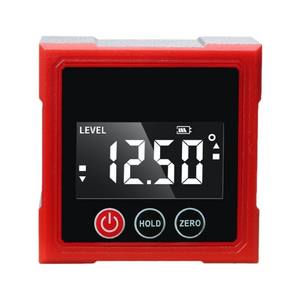 Inclinomètre électronique, jauge d'angle numérique, résolution de 0,05 degré, instrument de mesure de niveau portable magnétique à quatre côtés - Product Image 2
