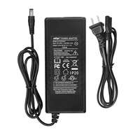 Chargeur DC2.1 Ulip 18V à 42V 1.7A, prise US, adaptateur secteur pour trottinette électrique, certifié CE FCC, chargeur de batterie lithium