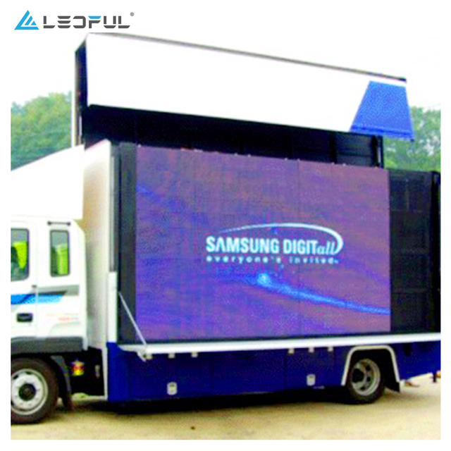 Customize Size Digital Signage and Display Programmable P4 P5 P6.67 P8 P10 LED Video Display for Truck