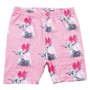 Été Tissu de soie de lait doux Impression personnalisée Tight 0-16 <span class=keywords><strong>ans</strong></span> Taille haute Pantalon court Casual Wear Girl Biker Shorts - Product Image 6