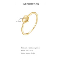 Bague fleur papillon trèfle personnalisable pour femme en argent sterling 925 or 18K/14K zircon bague de mariage empilable coeur