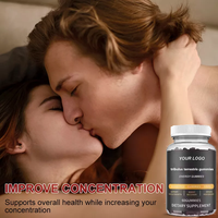Suppléments naturels Tribulus Terrestris Maca Turkesterone Noir Homme