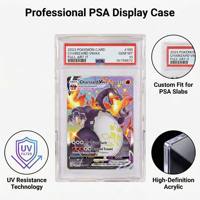 Étui de protection transparent en acrylique anti-UV pour cartes à collectionner gradées – Présentoir
