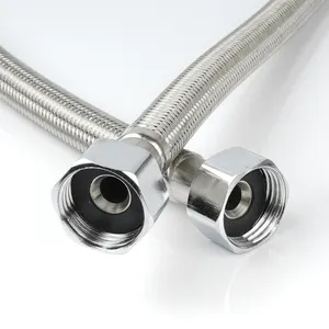 Faucet Braided Hose Manufacturers Provide Water Pipe Bathroom Toilet Stainless Steel Flexible Braided Hose