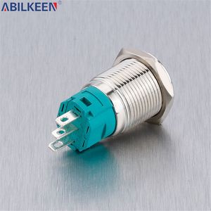 Interruptor de botón pulsador de parada de emergencia de enfoque de seguridad 16mm 12V IP65 para sitios de construcción montaje de maquinaria grande antivibración - Product Image 3