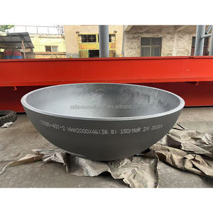 Tapa <span class=keywords><strong>de</strong></span> Acero Inoxidable 304L 316L Personalizable, Forma <span class=keywords><strong>de</strong></span> Corona Esférica, <span class=keywords><strong>Cabeza</strong></span> Hemisférica, Tubo Flexible, Estándar JIS, Tapa <span class=keywords><strong>de</strong></span> Acero al Carbono OEM - Product Image 1