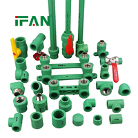 Matériaux de plomberie de haute qualité IFAN, raccords de tuyaux d'eau PPR filetés de 20 à 110 mm pour systèmes d'eau chaude et froide