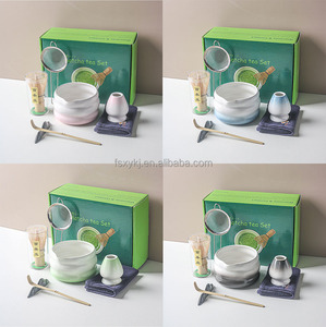 Ensemble de quatre pièces en céramique pour matcha Kiln Change Tianmu, écologique et durable, comprenant un bol à matcha et des accessoires de <span class=keywords><strong>thé</strong></span> chinois, pour 100 livres, pour hôtels - Product Image 3