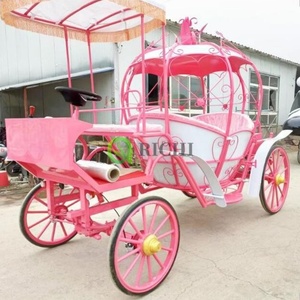 Calèche Citrouille Romantique : Design Élégant pour Parcs Panoramiques, Photographie de <span class=keywords><strong>Mariage</strong></span> et <span class=keywords><strong>Location</strong></span> Commerciale - Product Image 4