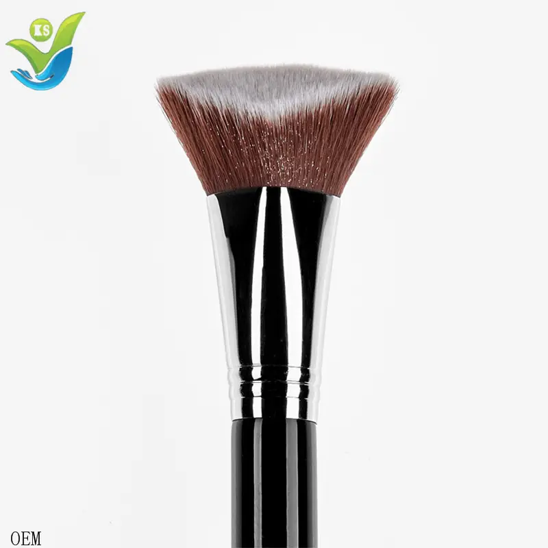2020 top selling single Makeup Foundation Brush 3D 4D Slant Triangle Square Tapered makeup brushes