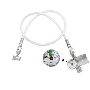 Vannes de régulation de pression pour crème fouettée ZimaKyfa, tuyau de remplissage de gaz NO2 transparent de 80 cm pour accessoires, cartouches N2O 0,95 L, 1500 psi - Product Image 1