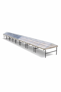 Factory Prices Solar Dryer Samagra C100 Galvanized Metal 4 X 40 Sq ft UV-stabilized Polycarbonate Cover Forced Fruits Vegetables - Product Image 3