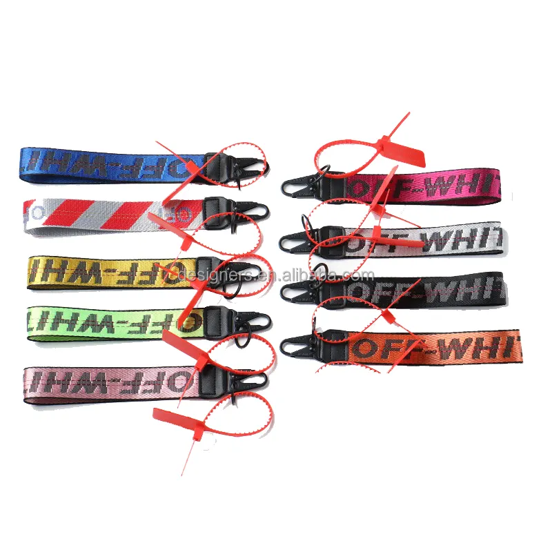 New arrival Colorful Keychain Manufacturers Personalized white Fashion gift craft Metal designer woven Keychain