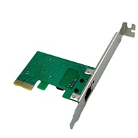 Tarjeta de red Gigabit Ethernet interna PCI-E de un solo puerto RTL8111 para ordenadores de sobremesa, conector RJ45, filtros duales, sin controladores