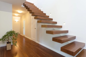 <span class=keywords><strong>Escaleras</strong></span> Flotantes de Madera Maciza Modernas para Interiores, Prefabricadas, con Barandilla de Vidrio, <span class=keywords><strong>Escaleras</strong></span> Rectas en Voladizo con Peldaños de Madera con Luces LED - Product Image 6