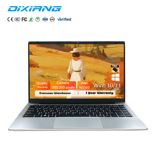 OEM Cheapest Price Brand New 14 Inch Intel Celeron N3350  Laptop Computer  Personal Students  Computer Laptop Brand New Laptops