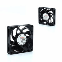 Ventilateur de refroidissement CC sans balais ultra-silencieux à faible bruit 70x70x15mm 70mm CC 5V 12V 24V 48V pour projecteur DVR châssis