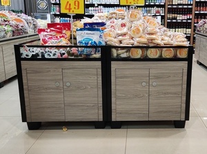 Trung tâm mua sắm bằng gỗ & kim loại gạo xếp giá siêu thị số lượng lớn gạo lưu trữ kệ bền cài đặt nhanh chóng - Product Image 6