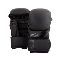 Gants de boxe demi-doigts pour adultes et enfants, entraînement Sanda, MMA, Muay Thai, combat, sac de frappe, hommes et femmes