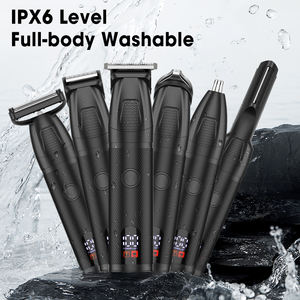 Resuxi YJ-101 con Base de Carga, Afeitadora Corporal y de Barba IPX6, Recortadora de Pelo Facial para Hombre, Maquinilla Eléctrica Recargable 6 en 1, 0-20 mm - Product Image 6