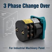 Commutateur rotatif universel à came 2 phases 3 positions LW6D 10A 16A pour le contrôle des fours industriels CE