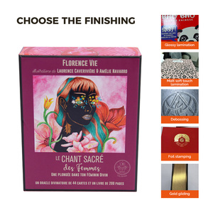 Carte da Gioco Personalizzate in Cartone con Stampa a Colori, Carte Divinatorie Personalizzate, Mazzo di Carte dei Tarocchi con Guida e Scatola - Product Image 4