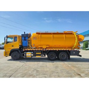 Camión de Limpieza de Alcantarillado de 23000L con Succión y Dragado Combinados, Precio de Fábrica, 6x4, Alta Presión, Camión Cisterna de Vacío para Alcantarillado - Product Image 3