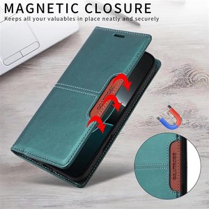 Étui en cuir à rabat pour Samsung Galaxy S25 S24 S23 FE <span class=keywords><strong>S22</strong></span> S21 S20 Plus Note20 <span class=keywords><strong>Ultra</strong></span> A17 A16 A36 A56 A26, portefeuille pour cartes, coque de téléphone - Product Image 5